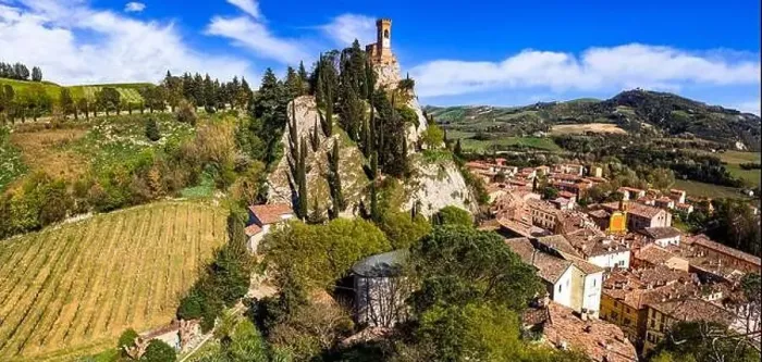 Framed Print : one of the most beautiful medieval villages of Italy Framed Print : one of the most beautiful medieval villages of Italy