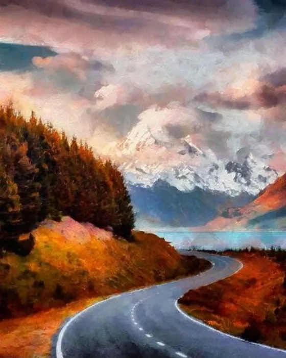 Framed Print : Beautiful nature landscape. Colorful travel scene. Outdoor touristic famous place. Large size painting wall art. Hand drawn artwork with oil brush Framed Print : Beautiful nature landscape. Colorful travel scene. Outdoor touristic famous place. Large size painting wall art. Hand drawn artwork with oil brush