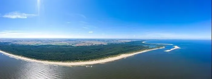 Framed Print : Beautiful Panorama color sky, sunset by the Baltic Sea, Jastarnia, Poland. Aerial View Framed Print : Beautiful Panorama color sky, sunset by the Baltic Sea, Jastarnia, Poland. Aerial View