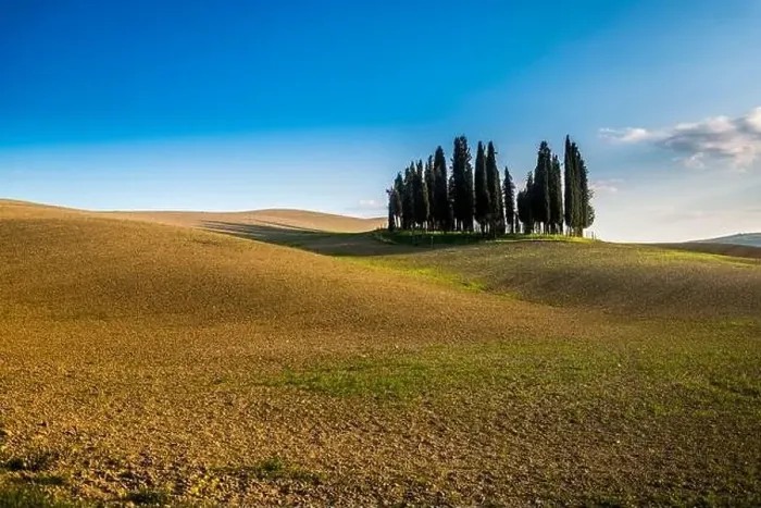 Framed Print : beautiful panorama of sunset in the Tuscany Hills Framed Print : beautiful panorama of sunset in the Tuscany Hills