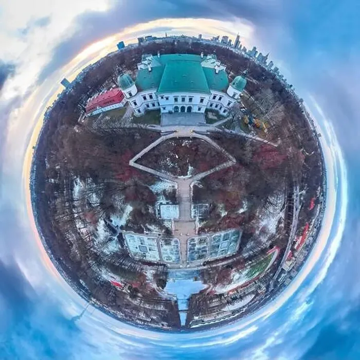 Framed Print : Beautiful panoramic aerial drone view on the Center of Contemporary Art in the Ujazdowski Castle along with a beautiful Framed Print : Beautiful panoramic aerial drone view on the Center of Contemporary Art in the Ujazdowski Castle along with a beautiful