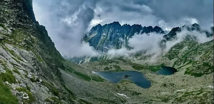 Framed Print : Beautiful panoramic aerial drone view of mountain in National Park High Tatra Framed Print : Beautiful panoramic aerial drone view of mountain in National Park High Tatra