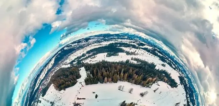 Framed Print : Beautiful panoramic aerial drone view to the ski slopes with lifts in the Bialka Tatrzanska ski resort Tatra Mountains Framed Print : Beautiful panoramic aerial drone view to the ski slopes with lifts in the Bialka Tatrzanska ski resort Tatra Mountains