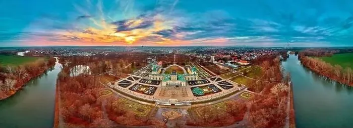 Framed Print : Beautiful panoramic aerial drone view to Wilanow Palace or Wilanowski Palace - is a royal palace located in the Wilanow Framed Print : Beautiful panoramic aerial drone view to Wilanow Palace or Wilanowski Palace - is a royal palace located in the Wilanow
