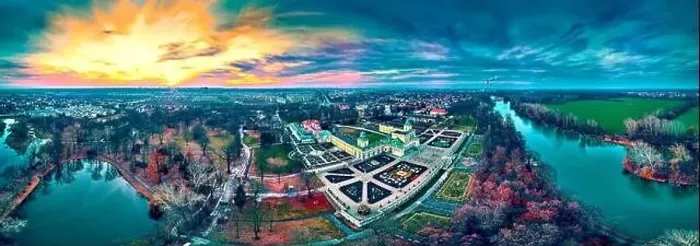 Framed Print : Beautiful panoramic aerial drone view to Wilanow Palace or Wilanowski Palace - is a royal palace located in the Wilanow Framed Print : Beautiful panoramic aerial drone view to Wilanow Palace or Wilanowski Palace - is a royal palace located in the Wilanow