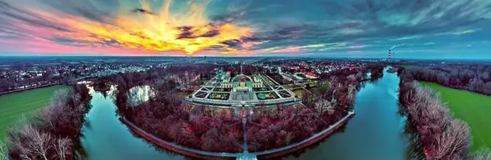 Framed Print : Beautiful panoramic aerial drone view to Wilanow Palace or Wilanowski Palace - is a royal palace located in the Wilanow Framed Print : Beautiful panoramic aerial drone view to Wilanow Palace or Wilanowski Palace - is a royal palace located in the Wilanow