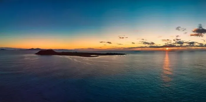Framed Print : Beautiful panoramic sunrise over Isla de Lobos island Corralejo Fuerteventura Framed Print : Beautiful panoramic sunrise over Isla de Lobos island Corralejo Fuerteventura