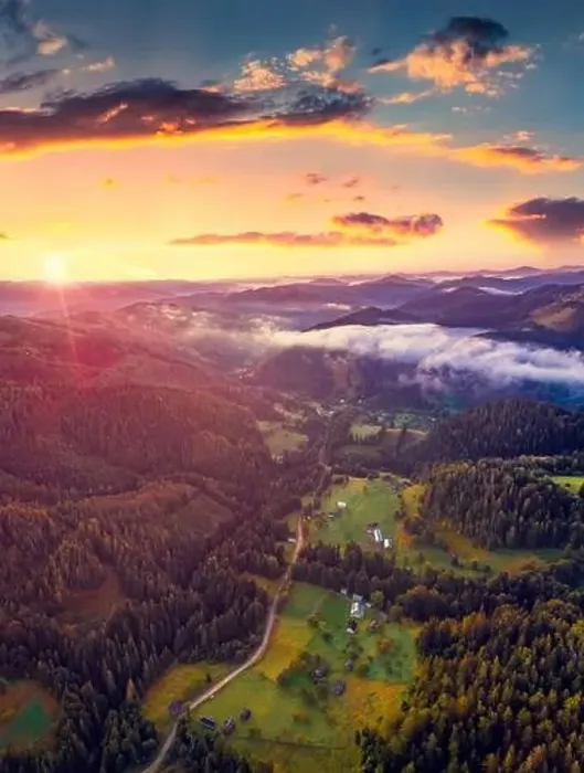 Framed Print : Beautiful summer scenery. Breathtaking sunrise on Carpathian mountains Framed Print : Beautiful summer scenery. Breathtaking sunrise on Carpathian mountains