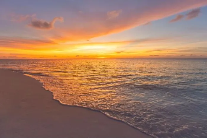Framed Print : Beautiful sunset on the beach and sea. Tropical beach at beautiful sunset. Nature background. Exotic landscape, shore, coast, calm waves, soft sand Framed Print : Beautiful sunset on the beach and sea. Tropical beach at beautiful sunset. Nature background. Exotic landscape, shore, coast, calm waves, soft sand