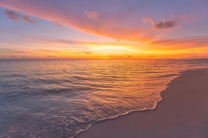 Framed Print : Beautiful sunset on the beach and sea. Tropical beach at beautiful sunset. Nature background. Exotic landscape, shore, coast, calm waves, soft sand Framed Print : Beautiful sunset on the beach and sea. Tropical beach at beautiful sunset. Nature background. Exotic landscape, shore, coast, calm waves, soft sand