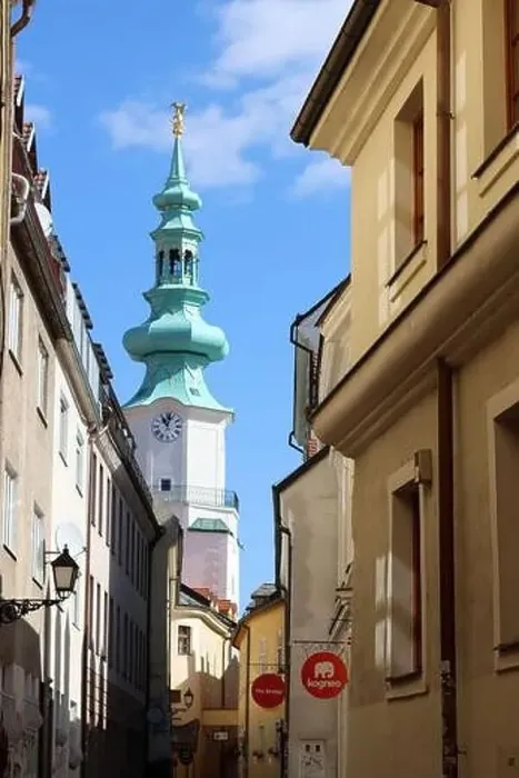 Framed Print : Beautiful tiny street in the old town of Bratislava, Slovakia. Architecture of Europe. Tourist destinations concept Framed Print : Beautiful tiny street in the old town of Bratislava, Slovakia. Architecture of Europe. Tourist destinations concept
