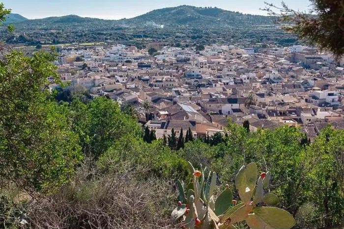 Framed Print : Beautiful view over the city of Arta, Mallorca in Sunny day. Old Town, popular touristic place Framed Print : Beautiful view over the city of Arta, Mallorca in Sunny day. Old Town, popular touristic place