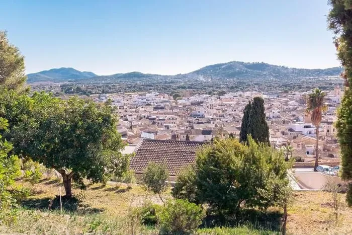 Framed Print : Beautiful view over the city of Arta, Mallorca in Sunny day. Old Town, popular touristic place Framed Print : Beautiful view over the city of Arta, Mallorca in Sunny day. Old Town, popular touristic place