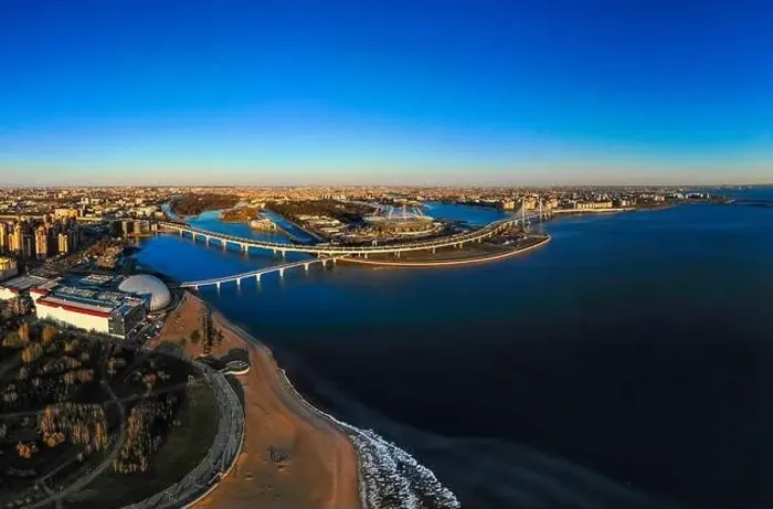 Framed Print : Beautiful view to new Stadium Zenit - Arena