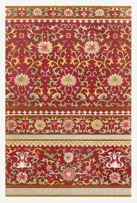 Framed Print : Beautiful vintage oriental design. Chinese floral pattern in high resolution from the mid-19th century Framed Print : Beautiful vintage oriental design. Chinese floral pattern in high resolution from the mid-19th century