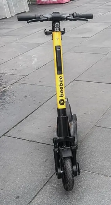 Framed Print : beebee is the first electric scooter sharing service that started working today on the streets of Sarajevo Framed Print : beebee is the first electric scooter sharing service that started working today on the streets of Sarajevo