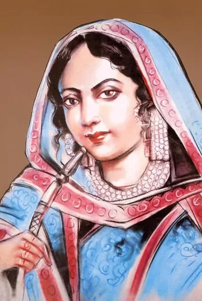 Begum Hazrat Mahal, wife of Nawab Wajid Ali Shah Our beautiful Wall Art ...