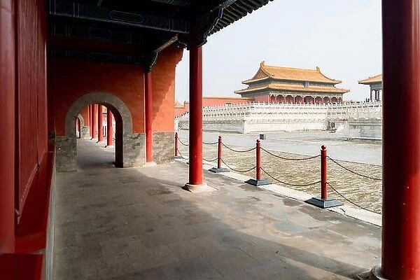 Beijing ancient royal palaces of the Forbidden City in Beijing, China