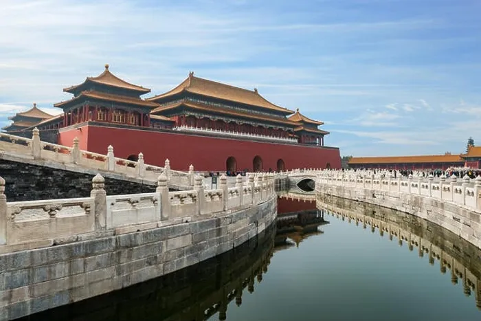 Framed Print : Beijing ancient royal palaces of the Forbidden City in Beijing, China Framed Print : Beijing ancient royal palaces of the Forbidden City in Beijing, China