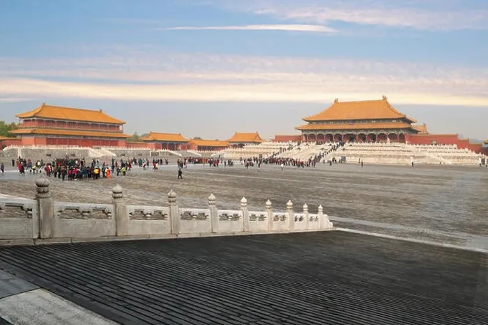 Framed Print : Beijing ancient royal palaces of the Forbidden City in Beijing, China Framed Print : Beijing ancient royal palaces of the Forbidden City in Beijing, China