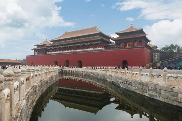 Framed Print : Beijing ancient royal palaces of the Forbidden City in Beijing, China Framed Print : Beijing ancient royal palaces of the Forbidden City in Beijing, China