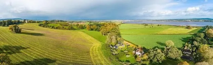 Framed Print : The Belvedere Tower over Powderham Park from a drone in Autumn Colors, Powderham Castle, Exeter, Devon, England Framed Print : The Belvedere Tower over Powderham Park from a drone in Autumn Colors, Powderham Castle, Exeter, Devon, England