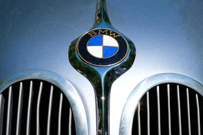 Framed Print : Berlin, Germany- june 09, 2018: Car design detail and BMW logo / brand name closeup on oldtimer automobile Framed Print : Berlin, Germany- june 09, 2018: Car design detail and BMW logo / brand name closeup on oldtimer automobile