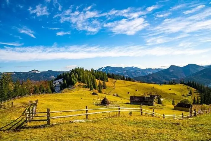 Framed Print : Bewitching beautiful summer landscape of green meadows Framed Print : Bewitching beautiful summer landscape of green meadows