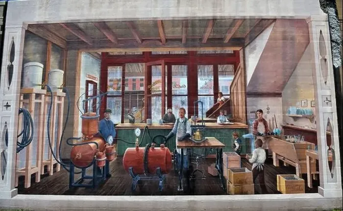 Framed Print : The Biedenharn Candy Company, where Coca Cola was first bottled in 1894 Framed Print : The Biedenharn Candy Company, where Coca Cola was first bottled in 1894