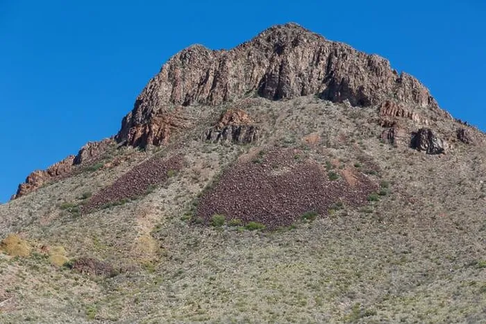 Framed Print : Big Bend National Park, Texas. Talus Slope on Hillside Seen from Mule Ears Spring Trail Framed Print : Big Bend National Park, Texas. Talus Slope on Hillside Seen from Mule Ears Spring Trail