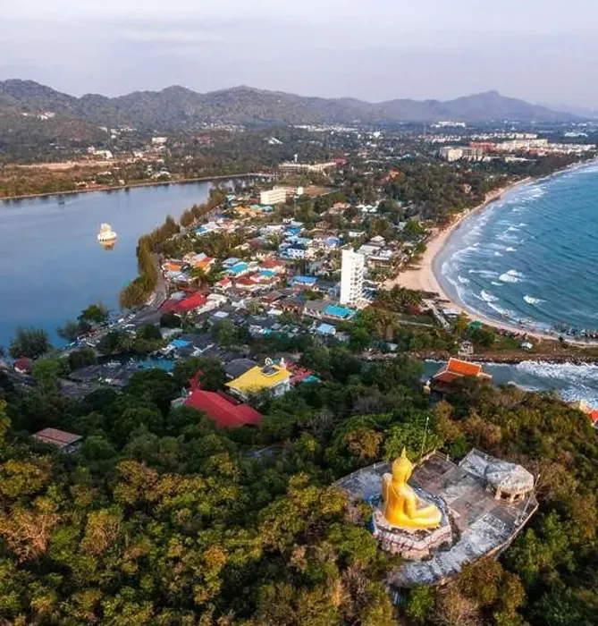 Framed Print : Big Buddha over the Khao Tao reservoir in Hua Hin, in Prachuap Khiri Khan, Thailand Framed Print : Big Buddha over the Khao Tao reservoir in Hua Hin, in Prachuap Khiri Khan, Thailand