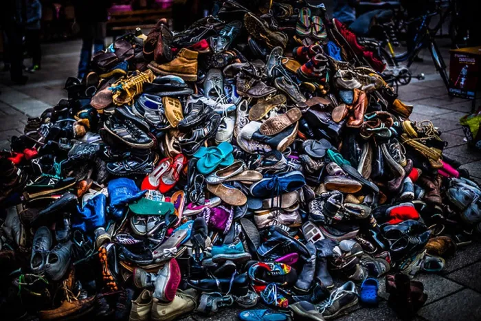 Framed Print : A big colorful pile of shoes. This was used to show how much waste humans produce. It also looks quite cool too! Framed Print : A big colorful pile of shoes. This was used to show how much waste humans produce. It also looks quite cool too!