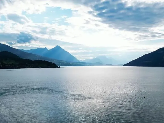 Framed Print : Big lake Lucerne in the Switzerland with mountains around it Framed Print : Big lake Lucerne in the Switzerland with mountains around it