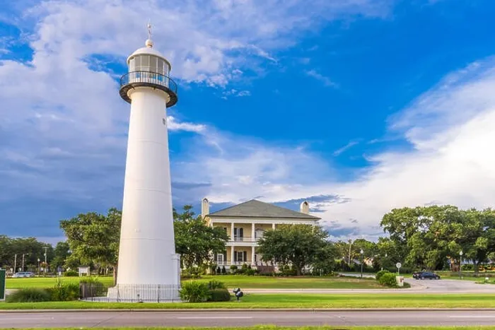 Framed Print : Biloxi, Mississippi USA at Biloxi Lighthouse and visitor center Framed Print : Biloxi, Mississippi USA at Biloxi Lighthouse and visitor center