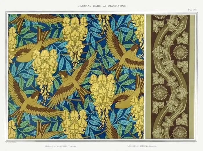 Framed Print : Bird-Lizard / Illustration from L'animal dans la decoration (1897) by Maurice Pillard Verneuil Framed Print : Bird-Lizard / Illustration from L'animal dans la decoration (1897) by Maurice Pillard Verneuil