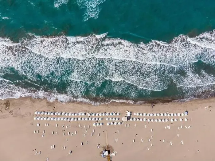 Framed Print : Bird's-eye view of Patara beach shot with drone - Kaş, Antalya, Turkey Framed Print : Bird's-eye view of Patara beach shot with drone - Kaş, Antalya, Turkey