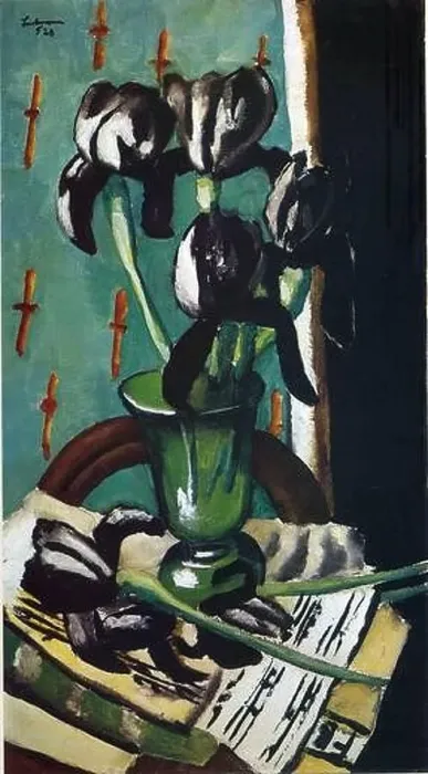 Framed Print : Black Irises 1928 by Max Beckmann Framed Print : Black Irises 1928 by Max Beckmann