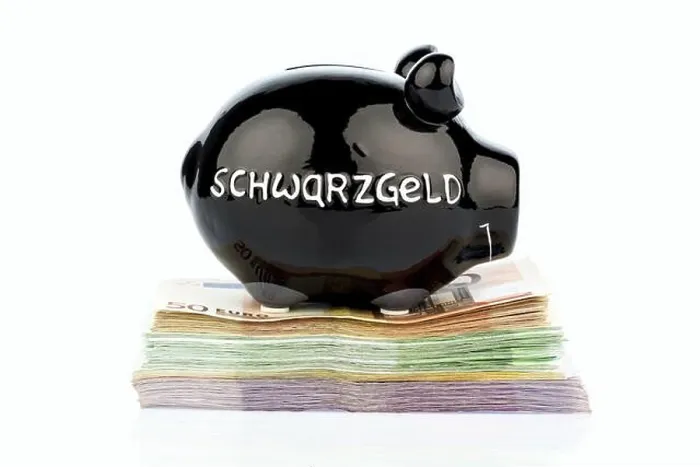 Framed Print : Black piggy bank on banknotes, symbolic photo for black money, tax fraud and money laundering Austria Framed Print : Black piggy bank on banknotes, symbolic photo for black money, tax fraud and money laundering Austria