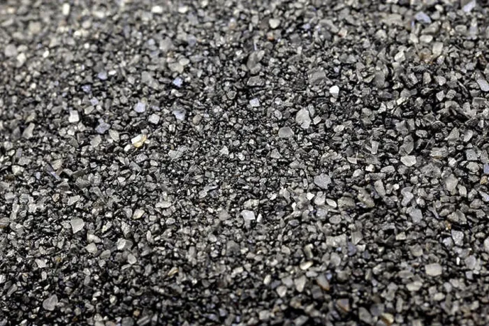 Framed Print : Black salt from the Russian city of Kostroma photographed in close-up Framed Print : Black salt from the Russian city of Kostroma photographed in close-up