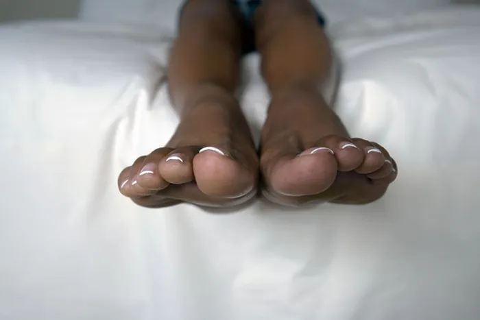 Framed Print : Black woman's feet Framed Print : Black woman's feet