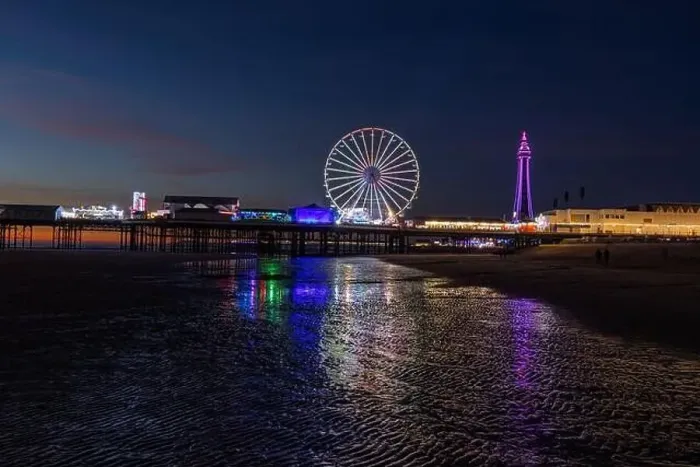 Framed Print : Blackpool Central Pier Framed Print : Blackpool Central Pier