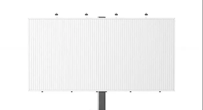 Framed Print : Blank white trivision billboard mock up Framed Print : Blank white trivision billboard mock up