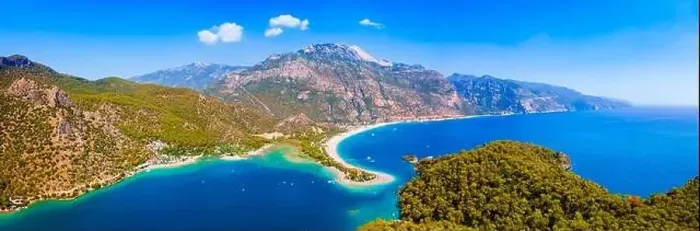 Framed Print : Blue Lagoon and Oludeniz beach aerial panoramic view Framed Print : Blue Lagoon and Oludeniz beach aerial panoramic view