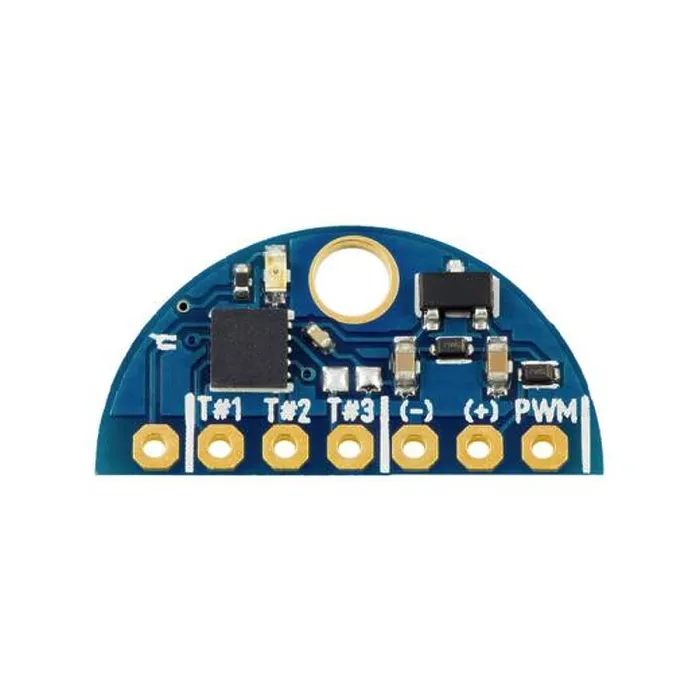 Framed Print : Blue semicircular led pulse width modulation dimmer PCB board surface mount components in a close-up top view Framed Print : Blue semicircular led pulse width modulation dimmer PCB board surface mount components in a close-up top view