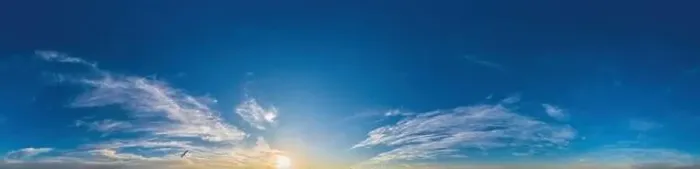 Framed Print : Blue sky with Cirrus clouds Seamless panorama in spherical equirectangular format Framed Print : Blue sky with Cirrus clouds Seamless panorama in spherical equirectangular format