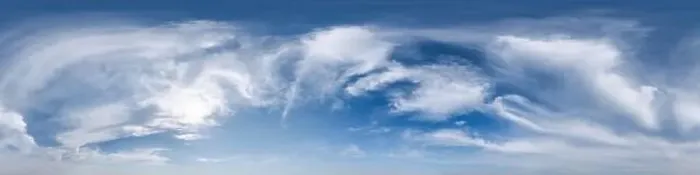 Framed Print : blue sky with clouds as seamless hdri 360 panorama with zenith in spherical equirectangular projection format use for Framed Print : blue sky with clouds as seamless hdri 360 panorama with zenith in spherical equirectangular projection format use for