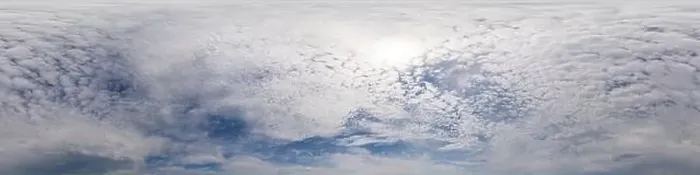 Framed Print : Blue sky with Cumulus clouds Seamless panorama in spherical equirectangular format Framed Print : Blue sky with Cumulus clouds Seamless panorama in spherical equirectangular format