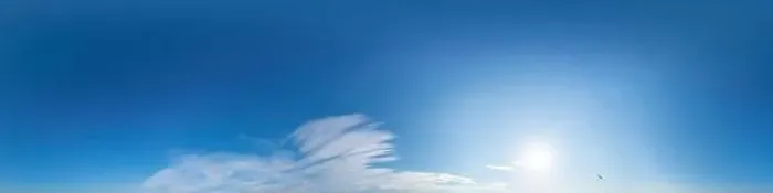 Framed Print : Blue sky panorama with Cirrus clouds Framed Print : Blue sky panorama with Cirrus clouds