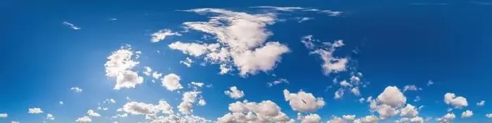 Framed Print : Blue sky panorama with Cirrus clouds