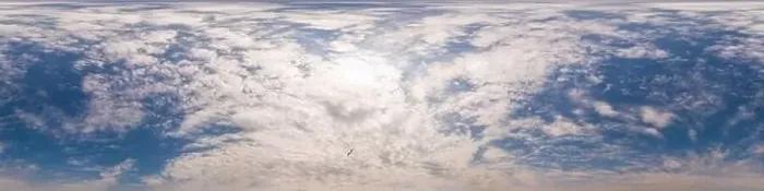 Framed Print : Blue sky panorama with Cumulus clouds Framed Print : Blue sky panorama with Cumulus clouds